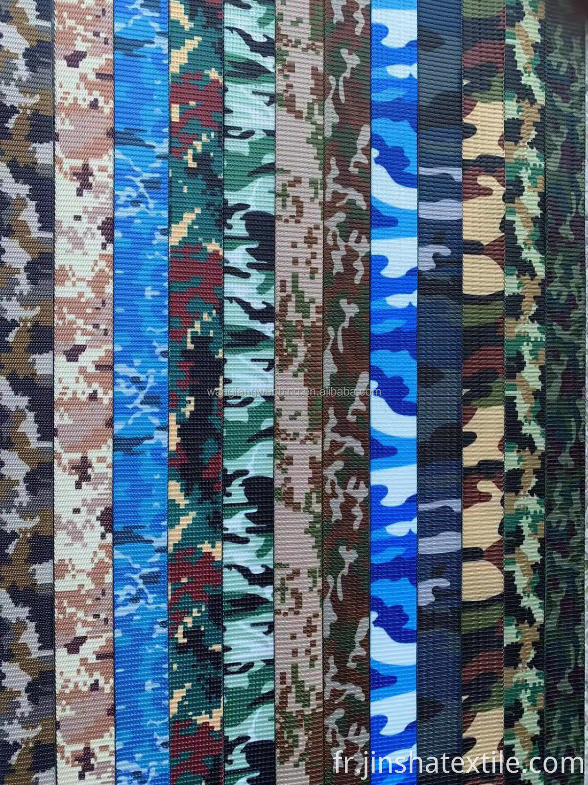 Camouflage en nylon en nylon sagsheat sagsheat personnalisé en nylon en nylon ceinture tactique ceinture en sangle militaire ceinture à bagages